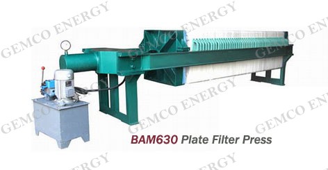 BAM 630 plate and frame filter press